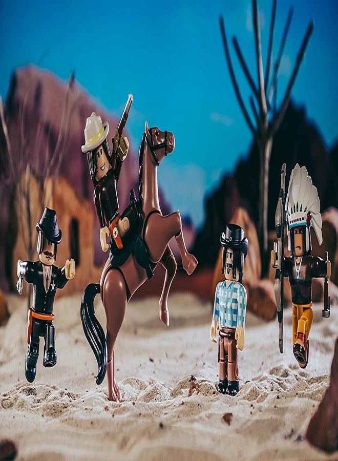 Roblox Action Collection - The Wild West Five Figure Pack [Includes Exclusive Virtual Item] - Image 4